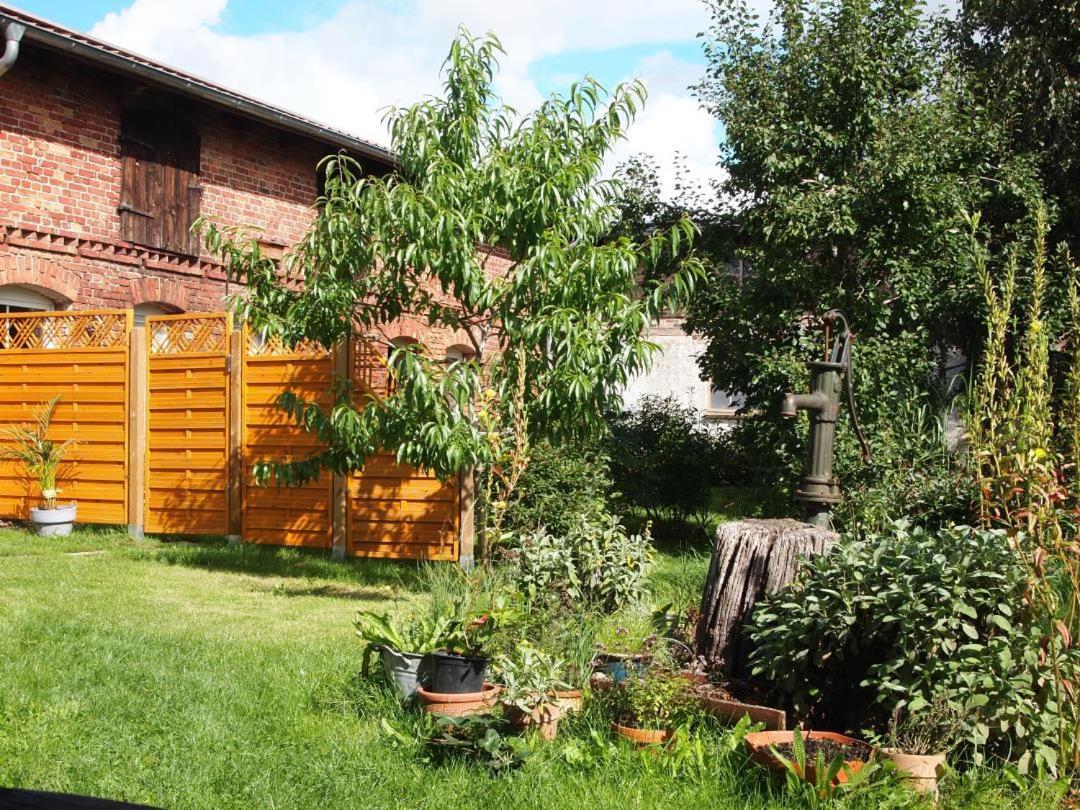 Neu Fewo Im Bauernhaus Mit Idyllischem Innenhof Und Naturgarten Mesekenhagen Exterior foto
